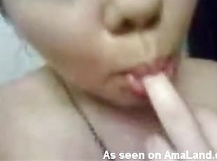 Naughty Teen Plays With Her Pink Pussy In Homemade Video
