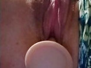 orgasme, giclée, amateur, milf, jouet, maman, belle-femme-ronde, solo