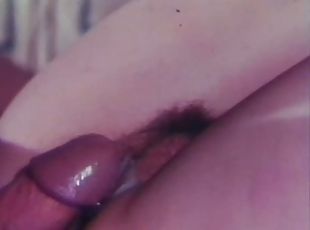 Retro Anal Slut Sucks Cock and Then Gets Fucked and Creampied