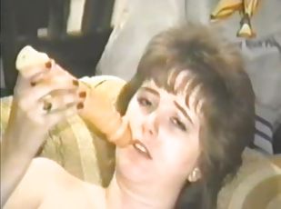Retro housewife hotties masturbate and fuck in a compilation