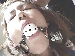 Asian amateur enjoys hot bondage action with her new stud