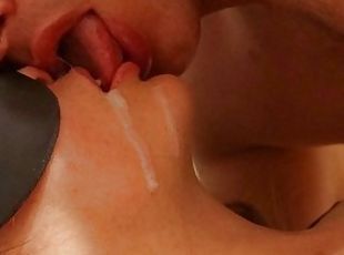 Blowjob To Friend With Cum In Mouth And Sweet Cum Swap Passionate K...