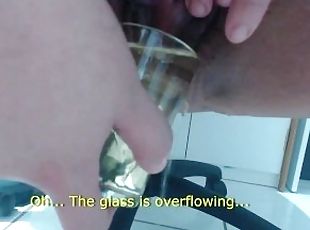 Stepmommy Pisses In a Small Glass Then Drinks Her Own Pee For The F...