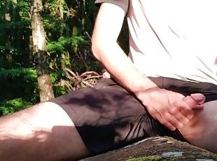 masturbation, en-plein-air, public, amateur, ejaculation-sur-le-corps, gay, secousses, point-de-vue, ejaculation, européenne