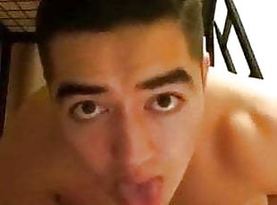 asiatique, masturbation, énorme-bite, gay, branlette, compilation, secousses, webcam, chinoise, musclé