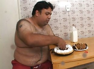 mataba-fat, tsupa, hardcore, dyakol, mag-syota, bbw, kusina, natural, fetish, tato