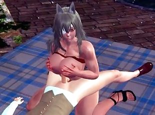 store-pupper, milf, handjob, anime, hentai, 3d, pupper, cowgirl, muskuløs, kledd-sex