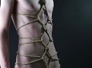 Shibari play with amazing orgasm at the end!