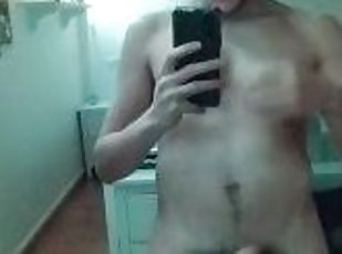 banhos, masturbação, amador, adolescente, suja, colégio, italiana, chuveiro, sozinho, bisexual