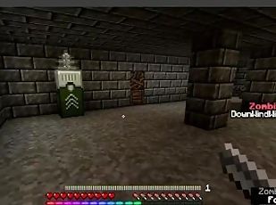 Minecraft - ZombieCraft Alpha release (Nacht - Trial 1/3)  w/ DownW...