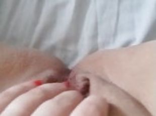 klitta, masturbation, fitta-pussy, amatör, milf, fingerknull, pov, vagina, ensam, vått