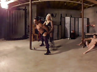 Goddess Starla in Pegging in Goddess Stara's BDSM Dungeon - WastelandVR