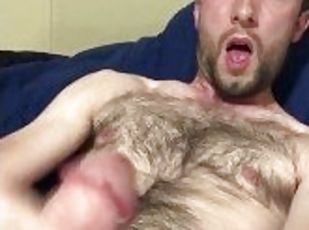 hårete, onani, amatør, cumshot, homofil, handjob, runking, cum, fetisj, alene