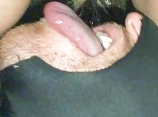 I Love Pissing in his Mouth like I did today outside our backyard h...