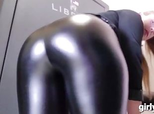 Blonde PAWG Ass Sniffing Fart Retaliation in Leather Pants PREVIEW ...