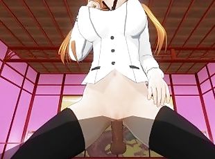 orgasmo, corrida-interna, primera-persona, rubia, anime, hentai, cabalgando, 3d, cowgirl, cañero