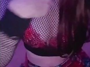 Another Tiktok Video showing my sexy outfit in red lingerie before ...