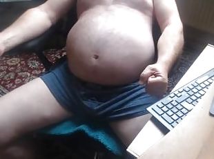 kæmpestor, gravid, amatør, webcam, fetish, solo