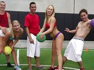 COLLEGE RULES - An Amazing Game Of Strip Dodgeball With Gorgeous Te...