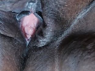 Ebony Virgin Creamy Pussy Flash