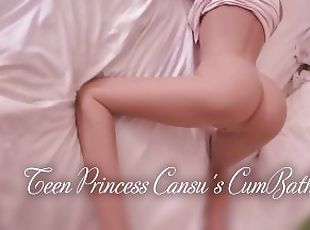 47 Daddy's Teen Angel LoveDoll Teen Princess Cansu's CumBath (cumpu...
