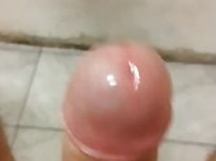 End of masturbation and cumshot