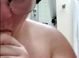Horny trans boy strips and sucks in the locker room (full video on ...