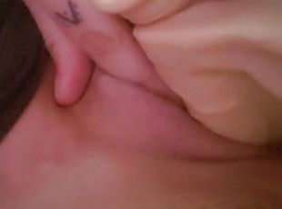 masturbaatio, orgasmi, pillu-pussy, amatööri, lelu, nussiminen, soolo, märkä, tatuointi