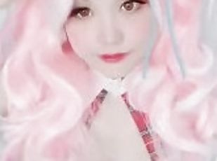Animegirl Dance MMD Pinkhair Cosplay Indoor Kei Nara Track Maker