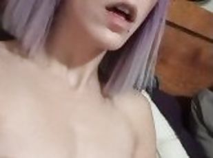 Marie Jane hentai cosplay sexy solo titty play with intense moaning...