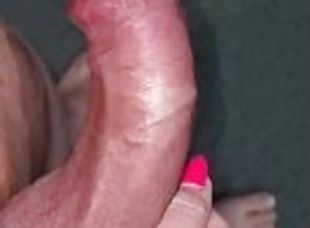 masturbation, amateur, énorme-bite, ados, branlette, couple, secousses, point-de-vue, réalité, bite