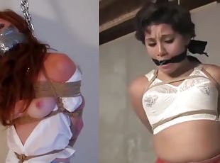 tate-mari, bdsm, ciorapi, blonda, fetish, bondage, bruneta