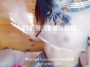 gros-nichons, masturbation, orgasme, amateur, fellation, jouet, japonais, seins, petite, sucer