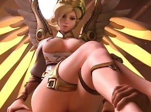 Mercy (Winged Victory Skin) Animation [Pose 2] (By Arhoangel) [Over...
