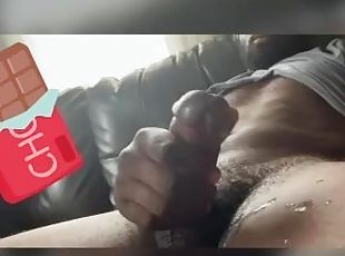 énorme, masturbation, giclée, amateur, ejaculation-sur-le-corps, gay, branlette, black, secousses, ejaculation