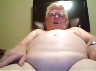 papa, masturbation, gay, branlette, belle-femme-ronde, webcam, grand-papa