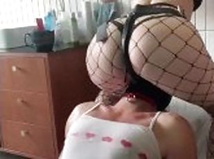 Deeptroath on bowl for cheap sissy maid- full clipw my Onlyfans (li...