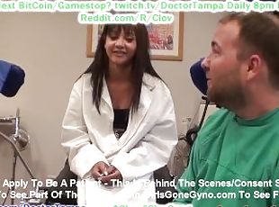 $CLOV Ebony Hottie Eliza Shields's Gyno Exam Caught On Security Cam...