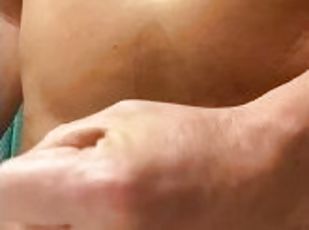 masturbation, amateur, ejaculation-sur-le-corps, énorme-bite, ados, fétiche, solo, rasé, bite