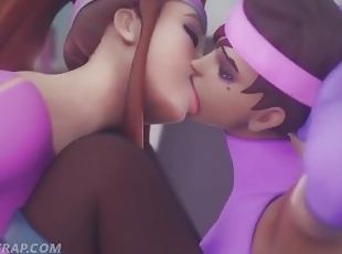 Brigitte and Sombra Lesbian Workout