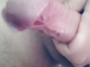 masturbation, amateur, énorme-bite, maison, branlette, secousses, ejaculation, webcam, solo, bite