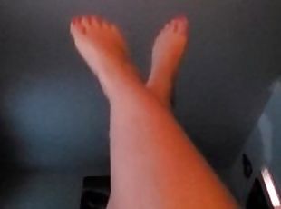 rusinja, amaterski, najstnice, noge, pov, blond, fetiš, solo, noge-legs