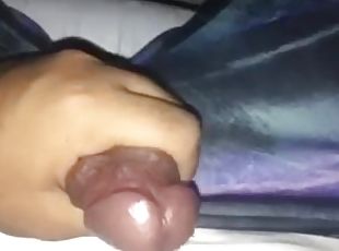 Stroking my dick for you