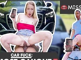 INTERRACIAL PUBLIC: Black Dutch Man Fucks Teen In Car: Chrystal Sin...