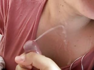 How it is possible?!? Biggest CumShot Ever ! BEST BLOWJOB WIFE ever...