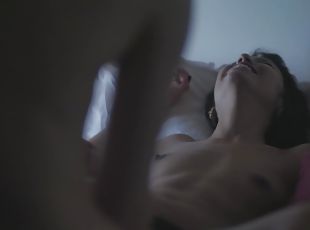 orgasme, amatør, teenager, første-gang, ung-18, brunette