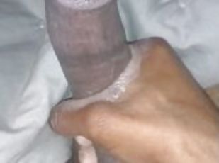 masturbación, amateur, negra-ebony, polla-enorme, negra, polla