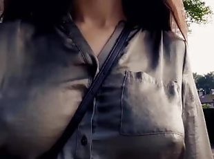 Boobwalk, Shiny Blouse with Strap