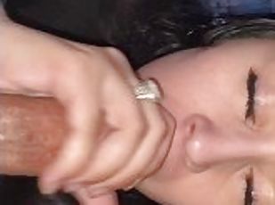 HORNY CUMSLUT BEGGING FOR FACIAL AFTER TALKING DIRTY WHILE SLOBBERI...