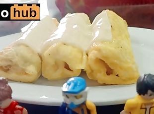 Vlog 54: Melting and unmelting cheese on a sausage omelet to impres...